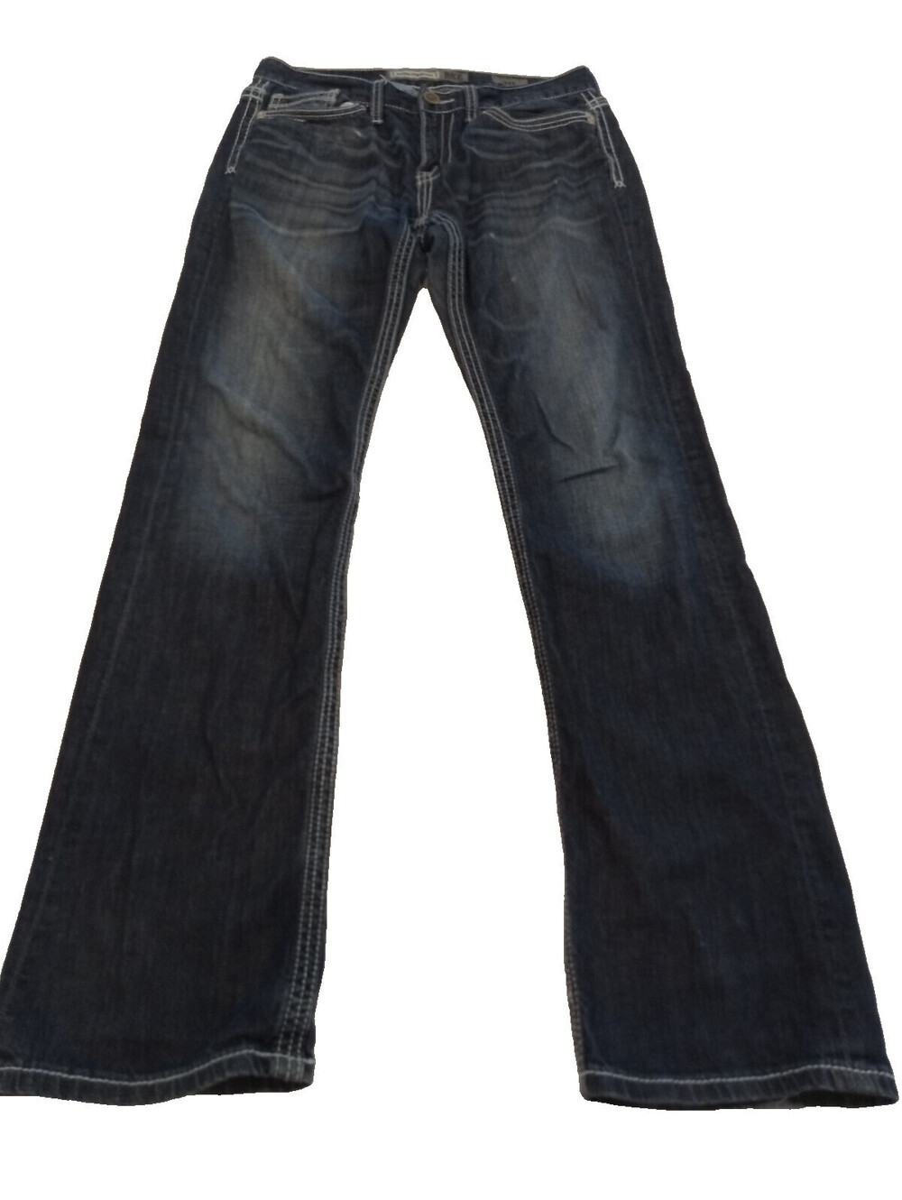 BKE Aiden Jeans Mens 31 Straight Leg Dark Wash Blue Denim Stretch W31 L32